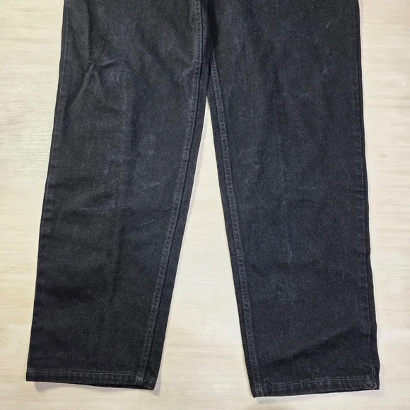 Levi's 560 Mens Black Loose Fit Tapered Leg Jeans Made in USA Size 32 x 36 Denim